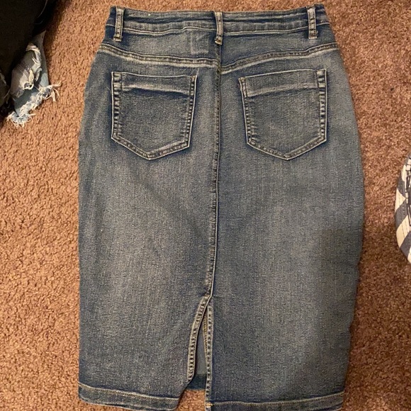 Long Jean Skirt - Picture 2 of 3